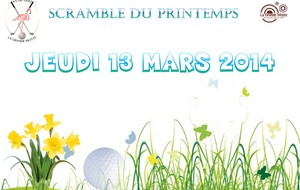 SCRAMBLE DU PRINTEMPS - Jeudi 13 Mars