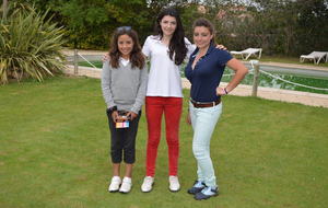 Championnat de Ligue des Jeunes 2013 à Saint Thomas.
De gauche à droite pour La Grande Motte : Anaïs Guibal (finaliste U13 filles), Emma Lavigne (Championne Minimes filles), Ophélie Torres (Finaliste Minimes filles).