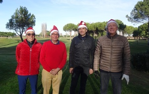 de G à D : Alain Poux, Jean-Yves Glaziou, Mary Pierre-François et Michel Glain Faidherbe