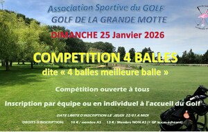 Competition AS 4 Balles Meilleure Balle