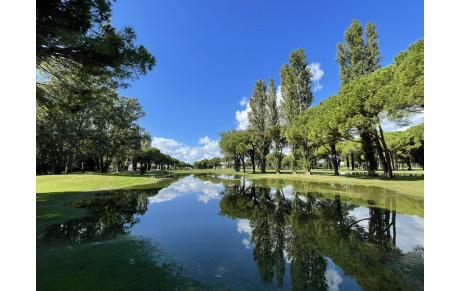 Gros déluge sur le golf de la Grande Motte